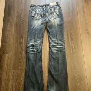 Grace Black Flare Wide Leg Jeans